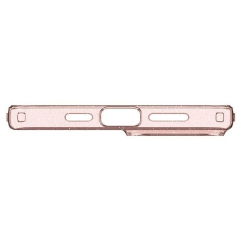 Etui case na iPhone 15 Plus Liquid Crystal Glitter - różowo przezroczyste Etui case na iPhone 15 Plus Liquid Crystal Glitter - różowo przezroczyste