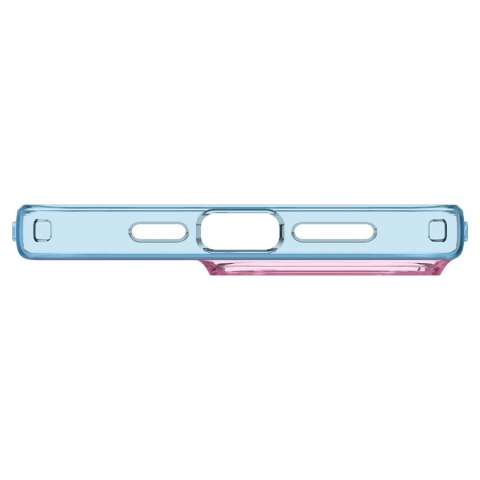 Etui case na iPhone 15 Pro Liquid Crystal - różowo niebieskie Etui case na iPhone 15 Pro Liquid Crystal - różowo niebieskie