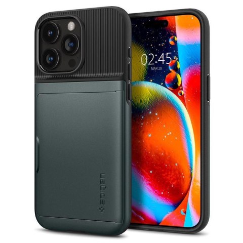 Etui case na iPhone 15 Pro Slim Armor CS - ciemnozielone Etui case na iPhone 15 Pro Slim Armor CS - ciemnozielone