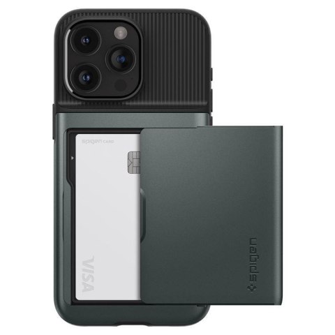 Etui case na iPhone 15 Pro Slim Armor CS - ciemnozielone Etui case na iPhone 15 Pro Slim Armor CS - ciemnozielone
