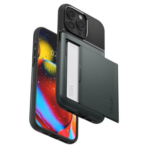 Etui case na iPhone 15 Pro Slim Armor CS - ciemnozielone Etui case na iPhone 15 Pro Slim Armor CS - ciemnozielone