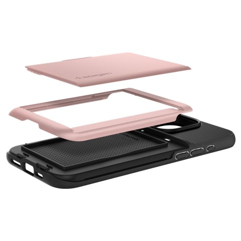 Etui case na iPhone 15 Pro Slim Armor CS - różowe Etui case na iPhone 15 Pro Slim Armor CS - różowe