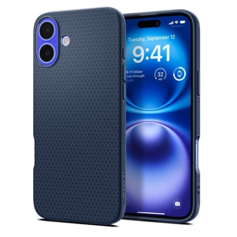 Etui case na iPhone 16 Liquid Air - niebieskie Etui case na iPhone 16 Liquid Air - niebieskie