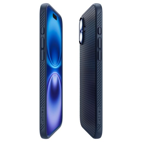 Etui case na iPhone 16 Liquid Air - niebieskie Etui case na iPhone 16 Liquid Air - niebieskie