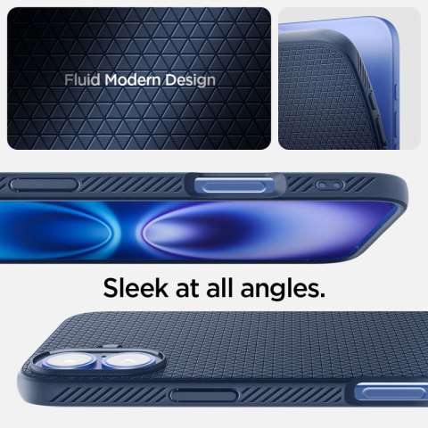 Etui case na iPhone 16 Liquid Air - niebieskie Etui case na iPhone 16 Liquid Air - niebieskie
