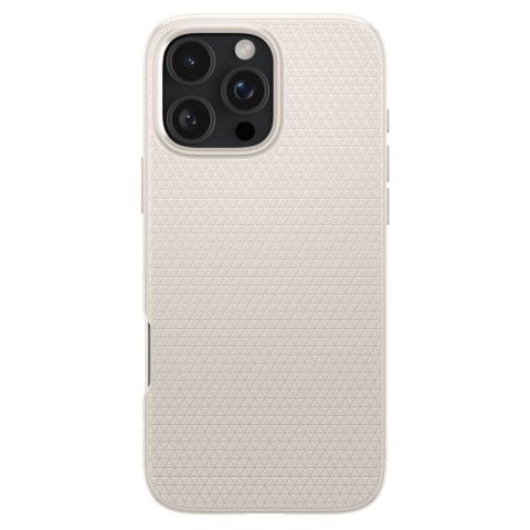 Etui case na iPhone 16 Pro Liquid Air - tytanowe