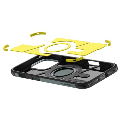 Etui case na iPhone 16 Pro z podstawką Tough Armor MagSafe - zielone