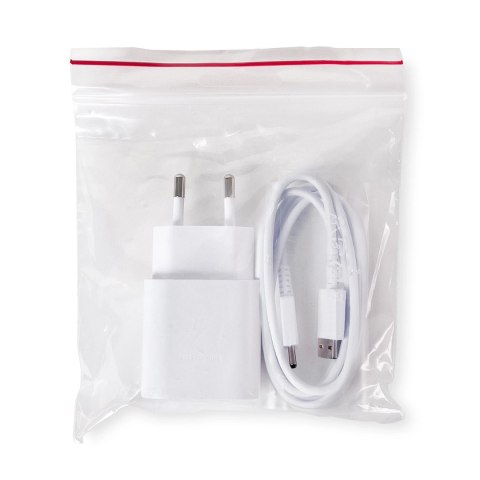 Ładowarka sieciowa Samsung USB-A 8W z kablem microUSB - biała Ładowarka sieciowa Samsung USB-A 8W z kablem microUSB - biała