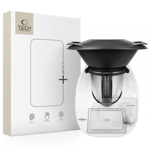 Szkło hartowane na ekran Thermomix TM6 przezroczyste - 2 szt. Szkło hartowane na ekran Thermomix TM6 przezroczyste - 2 szt.