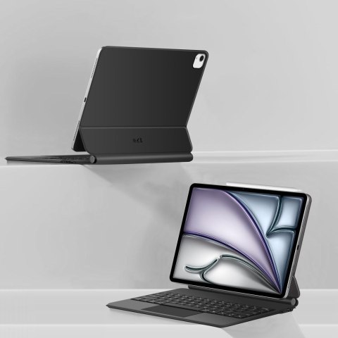 Etui z klawiaturą na iPad Pro 12.9'' 2020 / 2021 / 2022 / iPad Air 13'' 2024 / 2025 Smartcase Magnetic - czarne Etui z klawiaturą na iPad Pro 12.9'' 2020 / 2021 / 2022 / iPad Air 13'' 2024 / 2025 Smartcase Magnetic - czarne