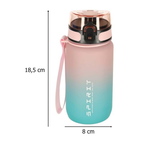 Butelka na wodę bidon z ustnikiem sportowy 600ml różowo-niebieski Butelka na wodę bidon z ustnikiem sportowy 600ml różowo-niebieski