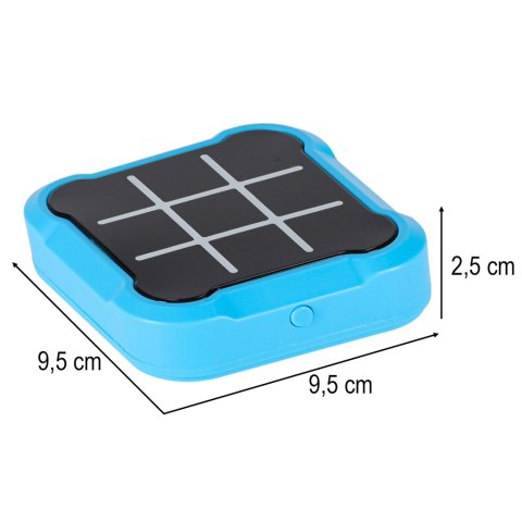 Kółko krzyżyk gra elektroniczna logiczna tic tac toe konsola przenośna niebieska Kółko krzyżyk gra elektroniczna logiczna tic tac toe konsola przenośna niebieska