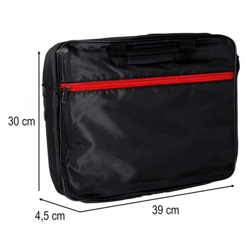 Torba na laptopa 15,6 cali etui pokrowiec z paskiem teczka damska męska czarna Torba na laptopa 15,6 cali etui pokrowiec z paskiem teczka damska męska czarna