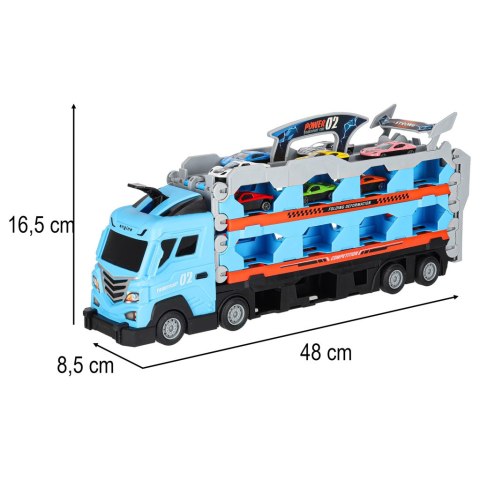 Laweta ciężarówka tor samochodowy 210 cm 8 el.