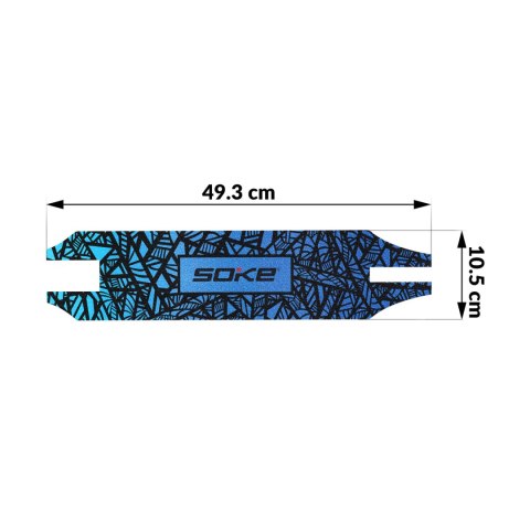 Grip tape papier ścierny do hulajnogi Pro - Blue web Grip tape papier ścierny do hulajnogi Pro - Blue web