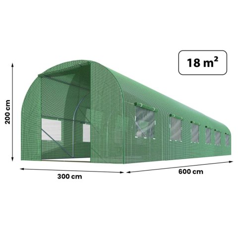 Folia na tunel ogrodowy 3x6m (18m2) Plonos Folia na tunel ogrodowy 3x6m (18m2) Plonos