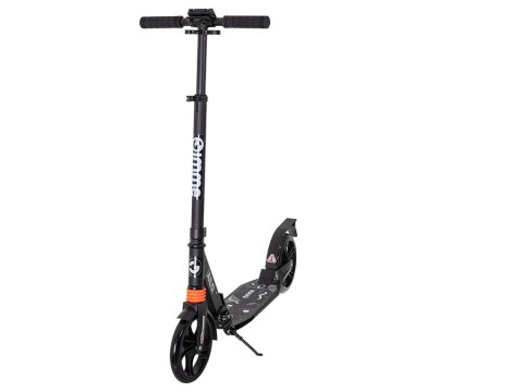 Hulajnoga miejska składana duża AILO XL koła 200mm amortyzator x2 czarna GIMME Hulajnoga miejska składana duża AILO XL koła 200mm amortyzator x2 czarna GIMME