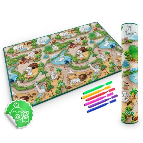 Mata piankowa do kolorowania zwijana 200 x 120 x 0,3 cm Ricokids RK-343
