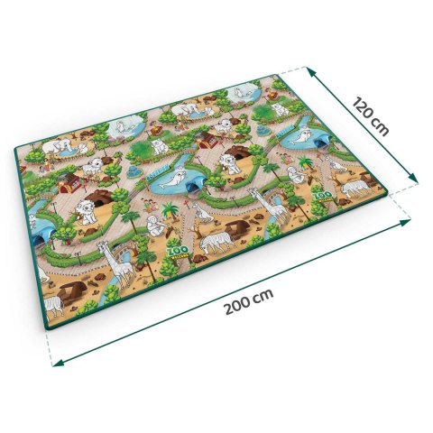 Mata piankowa do kolorowania zwijana 200 x 120 x 0,3 cm Ricokids RK-343