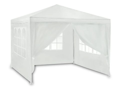 Pawilon ogrodowy biały 3x3m 4936 Pawilon ogrodowy biały 3x3m 4936