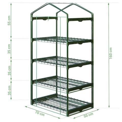 Szklarnia regał 70 x 50 x 160cm Plonos Szklarnia regał 70 x 50 x 160cm Plonos