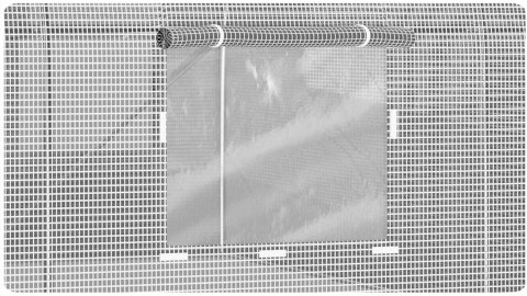 Tunel ogrodowy 3x6m (18m2) biały Plonos